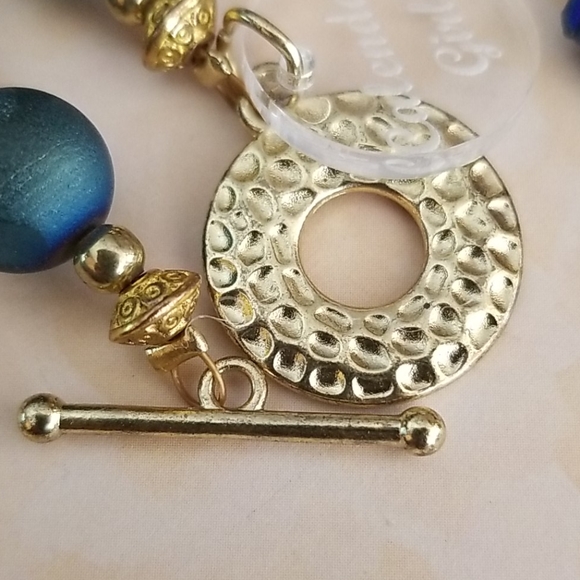 Hand Crafted Boho Tribal Moonstone Tibetan Rainbow Crystal Druzy Agate Necklace - Picture 9 of 16